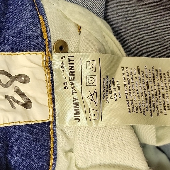 Jimmy Taverniti Blue Denim Jeans Women's Sz 28 Worn Once - Picture 8 of 8